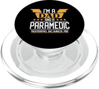 I'm a Dad and a Paramedic nothing scares me PopSockets PopGrip for MagSafe