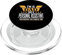 I'm a Dad and a Personal Assistant nothing scares me PopSockets PopGrip for MagSafe