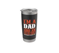 I'm A Dad and an Engineer Funny Engineering Job Titiles Stainless Steel Insulated Tumbler