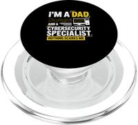 I'm A Dad Funny Cyber Security For Cybersecurity Specialists PopSockets PopGrip for MagSafe