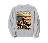 I'm A Dad Gramdpa Veteran Papa Father's Day Pray Christ Sweatshirt