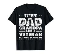 I'M A Dad Grandpa And A Veteran Army Military Army Veterans T-Shirt