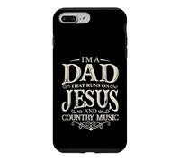 I'M A DAD THAT RUNS ON JESUS AND COUNTRY MUSIC Case for iPhone 7 Plus/8 Plus