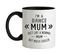 I'm A Dance Mum Like A Normal Mum - 11oz - Ceramic Two-Tone Mug for Coffee/Tea - Black/White - One Size