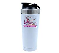 I'm a Dance Teacher What's your Superpower Thankyou Gift, Teachers Appreciation, End of School Year,Birthday Gift 500ml Aluminium Shaker Bottle. (White)