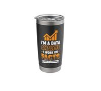 I'm a Data Analyst I Work on Facts not on Emotion Stainless Steel Insulated Tumbler