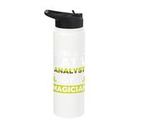 I'm a Data Analyst not a Magician Stainless Steel Insulated Water Bottle
