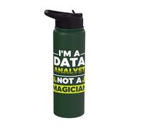 I'm a Data Analyst not a Magician Stainless Steel Insulated Water Bottle