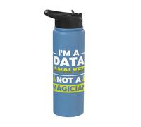 I'm a Data Analyst not a Magician Stainless Steel Insulated Water Bottle