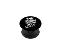 I'm A Derby Old Man - Horse Racing Racetrack Horse Race Fan PopSockets Adhesive PopGrip