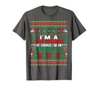 I'm A Devops Engineer of Course I'm On The Nice List Xmas T-Shirt, Men, Asphalt Grey, 5X-Large