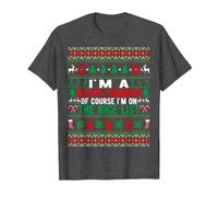 I'm A Devops Engineer of Course I'm On The Nice List Xmas T-Shirt, Men, Dark Heather Grey, 4X-Large