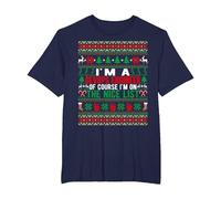 I'm A Devops Engineer of Course I'm On The Nice List Xmas T-Shirt, Men's Big and Tall, Navy Blue, 2X Tall