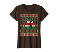 I'm A Devops Engineer of Course I'm On The Nice List Xmas T-Shirt, Women, Brown, Large