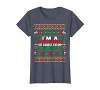 I'm A Devops Engineer of Course I'm On The Nice List Xmas T-Shirt, Women, Heather Blue, Large