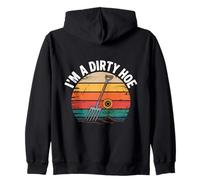 I'm A Dirty Hoe Gardening Humor Fun Zip Hoodie