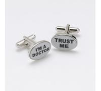 I'm a Doctor Trust Me Cufflinks in Gift Box - Onyx-Art London CK49