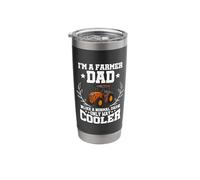 I'm A Farmer Dad Like A Normal Dad Only Way Cooler Tractor Stainless Steel Insulated Tumbler