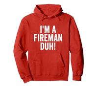 I'm A Fireman Duh Halloween Party Costume Pullover Hoodie