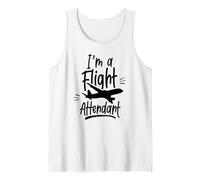 I'm A Flight Attendant Airplane Cabin Crew Steward Tank Top