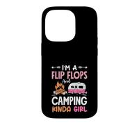I'm A Flip Flops And Camping Kinda Girl Camper Case for iPhone 14 Pro