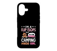 I'm A Flip Flops And Camping Kinda Girl Camper Case for iPhone 17