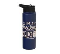 I'm A Freaking Delight Stainless Steel Insulated Water Bottle