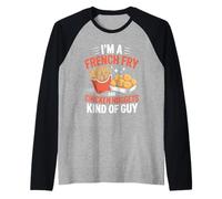 I'm A French Fry Chicken Nuggets Kind Guy Raglan Baseball Tee