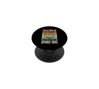 I'm A Fun-Gi Until I Get A Bit Spore-ing Mushroom Fungi PopSockets Adhesive PopGrip