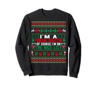 I'm A Funeral Director Of Course I'm On The Nice List Xmas Sweatshirt
