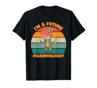 I'm a Future Paleontologist Retro Paleontology Dino Kids Value Graphic T-Shirt, Men, Black, S