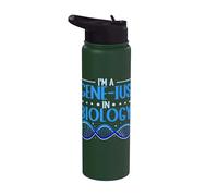 I'm A Gene-Ius in Biology Science Teacher Biologist Stainless Steel Insulated Water Bottle