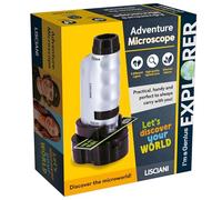 I'M A GENIUS Lisciani MICRO-MICROSCOPE- Discovery of the Micro World for Children From 7 Years Portable Microscope - Scientific Experiments for Children - Educational Kit