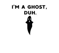 I'm A Ghost, Duh. Sweatshirt - White - XXL - White
