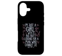 I'M A GIRL WITH A BIG BUTT LOOKING MAN WHO CANNOT LIE Meme Case for iPhone 17