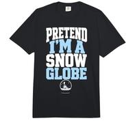 I'm A Globe Snowy Cabin Winter Camping Comfort Colors Adult Heavyweight T-Shirt