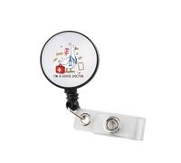 I'm a Goose Doctor Silly Goose Badge Reel Funny Medical Assistant ID Badge Holder Physician Gift for Women Men Graduation Gifts (Goose Doctor)
