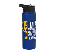 I'm a Graduate and No, I Don't Have a Plan Yet Stainless Steel Insulated Water Bottle