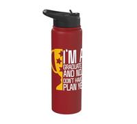 I'm a Graduate and No, I Don't Have a Plan Yet Stainless Steel Insulated Water Bottle