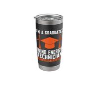 I'm A Graduated Wind Electricity Renewable Wind Turbine Tech Stainless Steel Insulated Tumbler