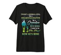 I'm a Granddaughter to a Grandpa with Wings Premium T-Shirt