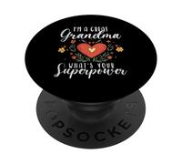 I'm A Great Grandma What's Your Superpower Granny PopSockets Adhesive PopGrip