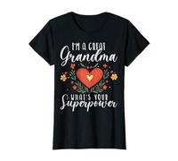 I'm A Great Grandma What's Your Superpower Granny T-Shirt