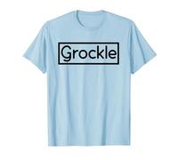 I'm A Grockle Funny British Tourist Graphic Devon Cornwall T-Shirt, Men, Baby Blue, X-Large