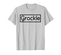 I'm A Grockle Funny British Tourist Graphic Devon Cornwall T-Shirt, Men, Silver Grey, Small