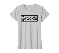 I'm A Grockle Funny British Tourist Graphic Devon Cornwall T-Shirt, Women, Silver Grey, XX-Large