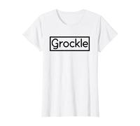 I'm A Grockle Funny British Tourist Graphic Devon Cornwall T-Shirt, Women, White, XX-Large