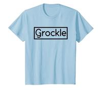 I'm A Grockle Funny British Tourist Graphic Devon Cornwall T-Shirt, Youth, Baby Blue, 4T