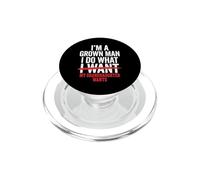 I'm A Grown Man I Do What My Granddaughter Wants PopSockets PopGrip for MagSafe