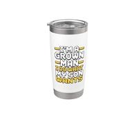 I'm A Grown Man I Do What My Son Wants Stainless Steel Insulated Tumbler